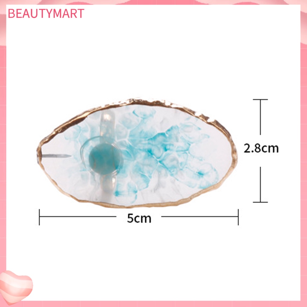 Bảng Pha Màu Sơn Móng Tay Bằng Resin Bền Dễ Vệ Sinh Đa Năng Có Thể Tái Sử Dụng