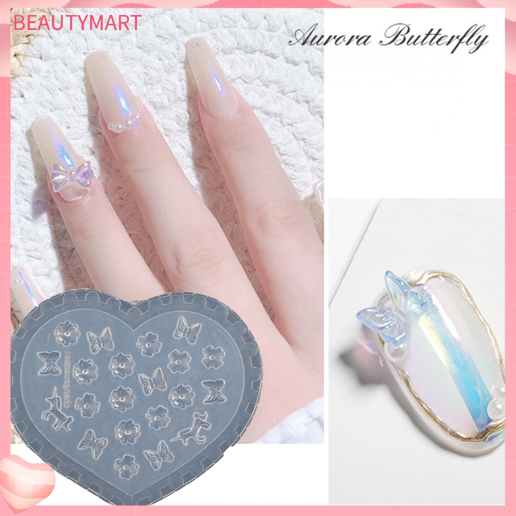 Khuôn Silicone Tạo Họa Tiết Trang Trí Móng Tay 3D DIY