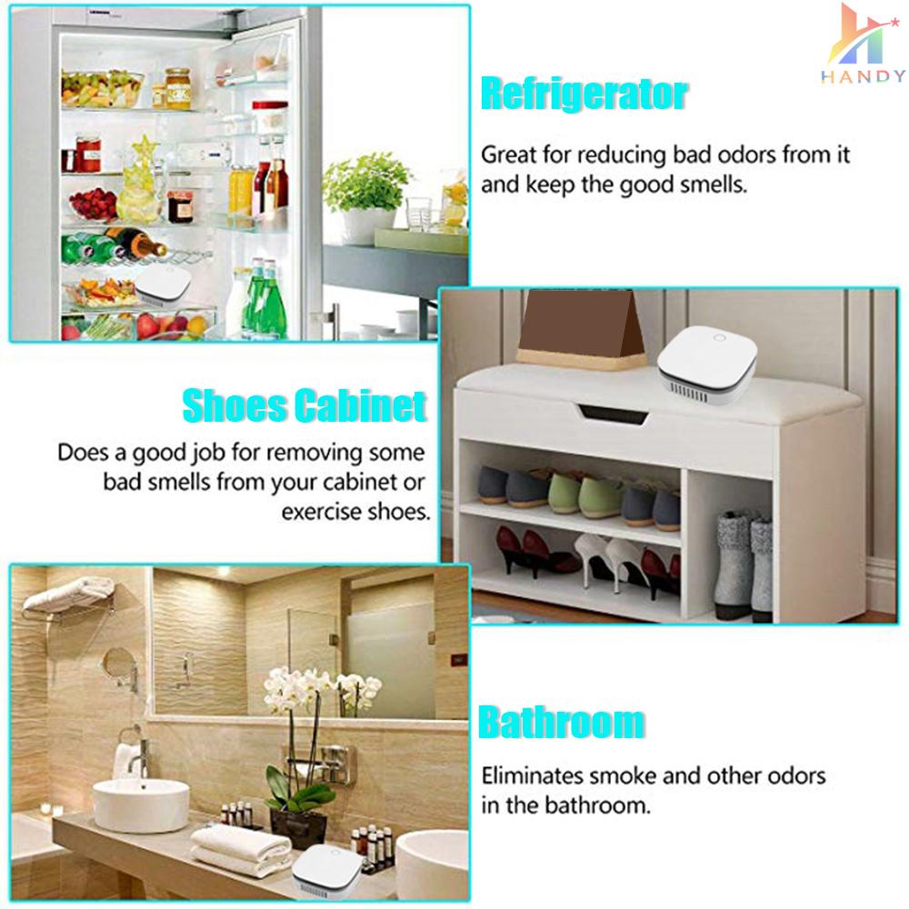 Máy Lọc Không Khí Ozone O3 Ion Âm Khử Mùi Hôi 2 Chế Độ Hẹn Giờ Dùng Trong Nhà / Văn Phòng / Xe Hơi