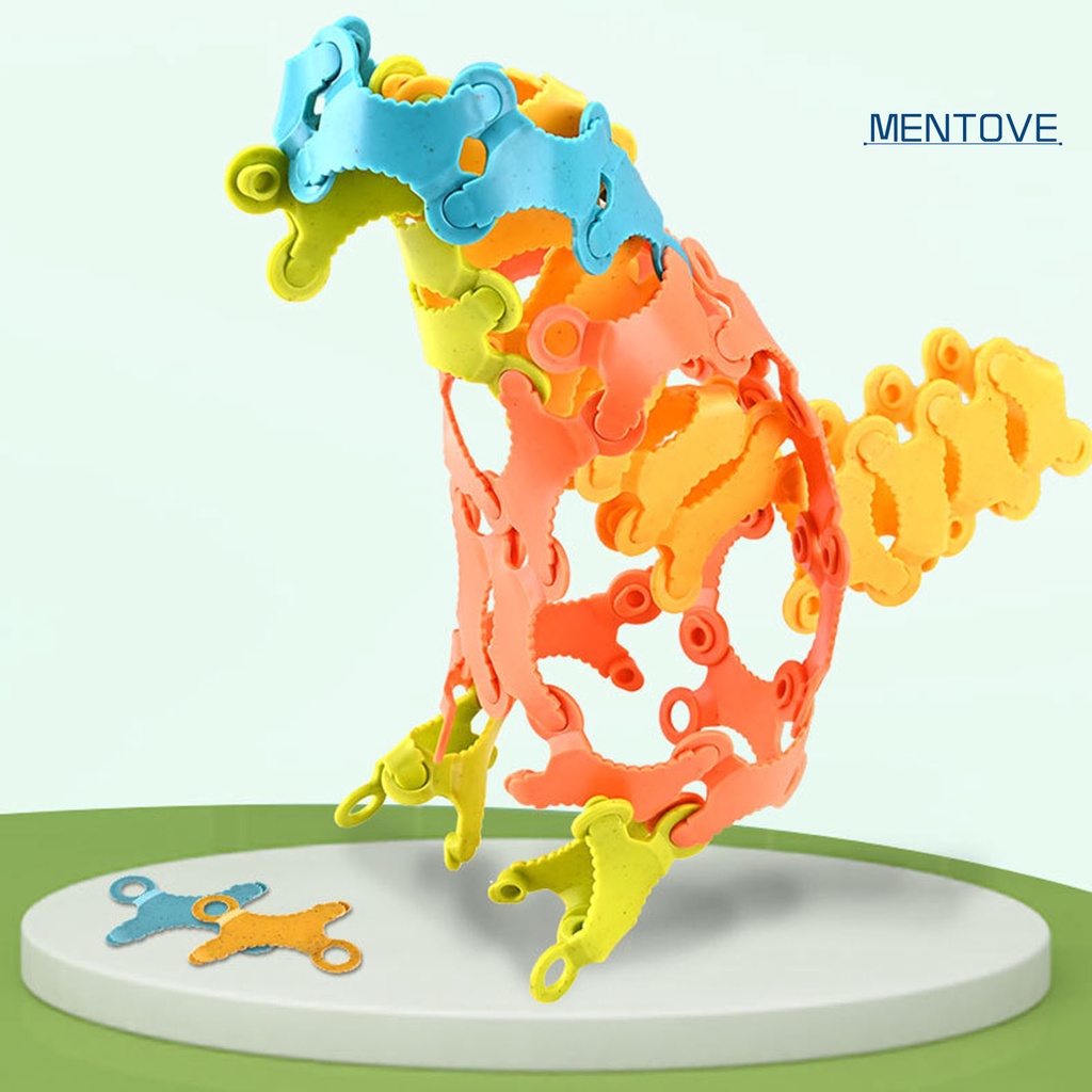 1 Bộ Đồ Chơi Lắp Ráp Bằng Nhựa Mềm Bắt Mắt DIY Cho Bé