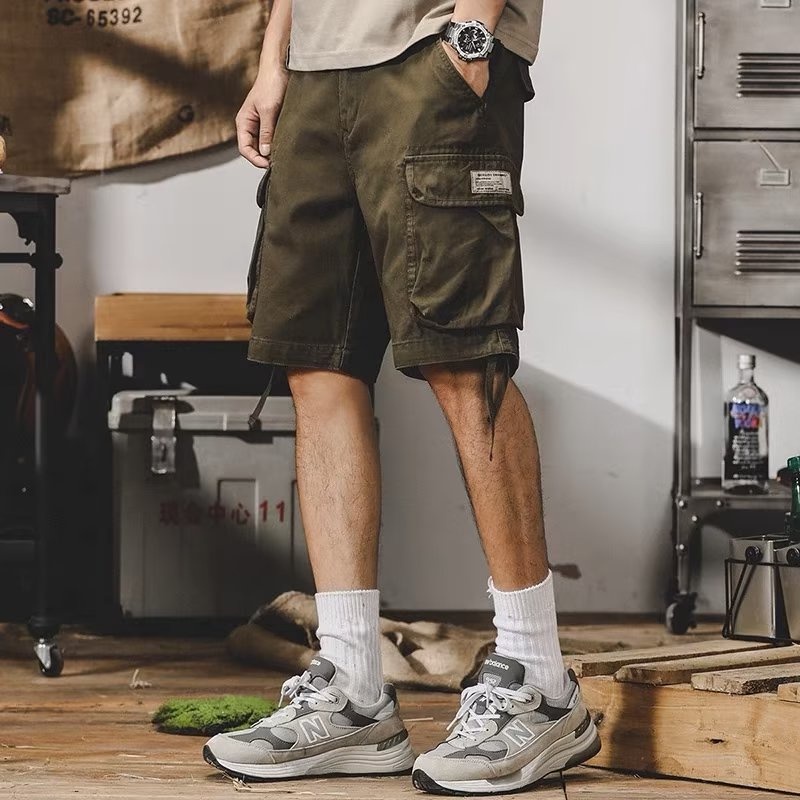 Quần Short Dáng Rộng Thời Trang Mùa Hè 2023 Phong Cách Mỹ Hàng Mới Dành Cho Nam