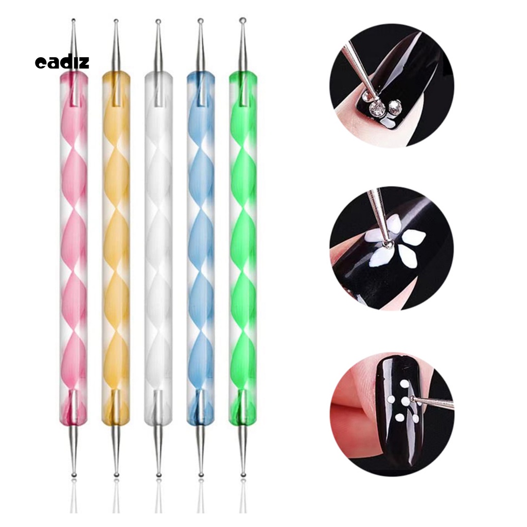 1 Bộ Dụng Cụ Đánh Bóng Móng Tay Bằng Nhựa Tinh Tế