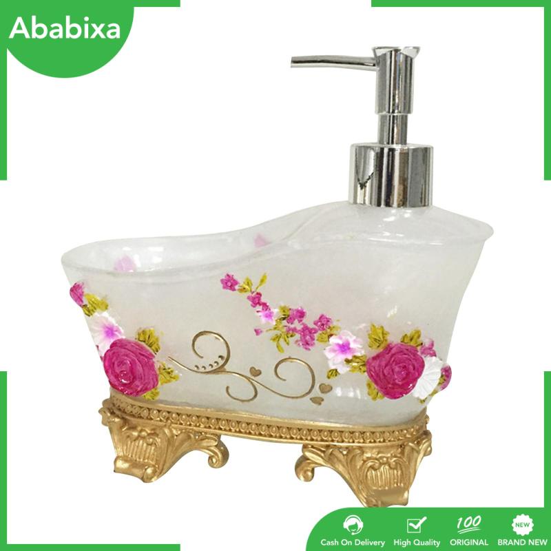 1 Bình Đựng Xà Phòng Rửa Tay Dạng Nhấn Bằng Nhựa Resin