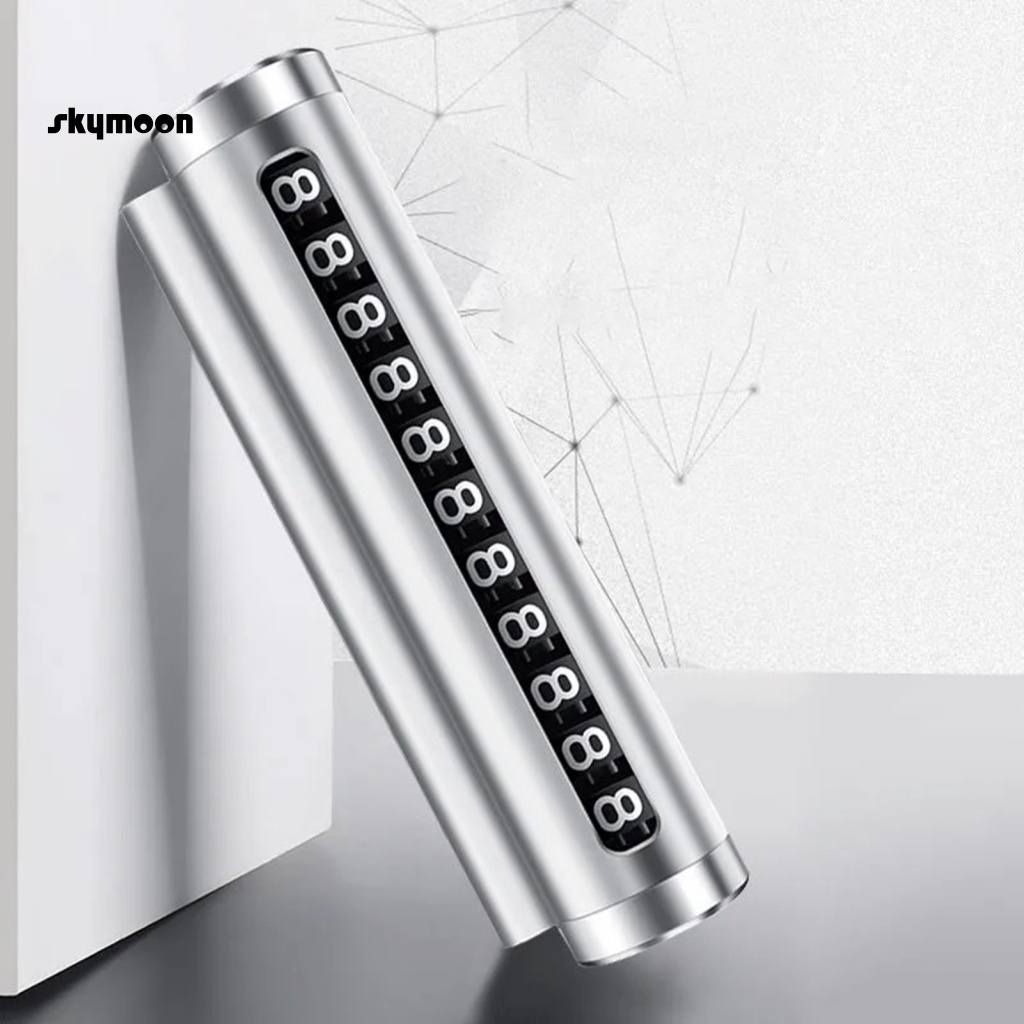 Thẻ Đỗ Xe Tạm Thời Dạng Con Lăn Bằng Kim Loại Thông Dụng Tháo Gỡ Được Cho Xe Hơi