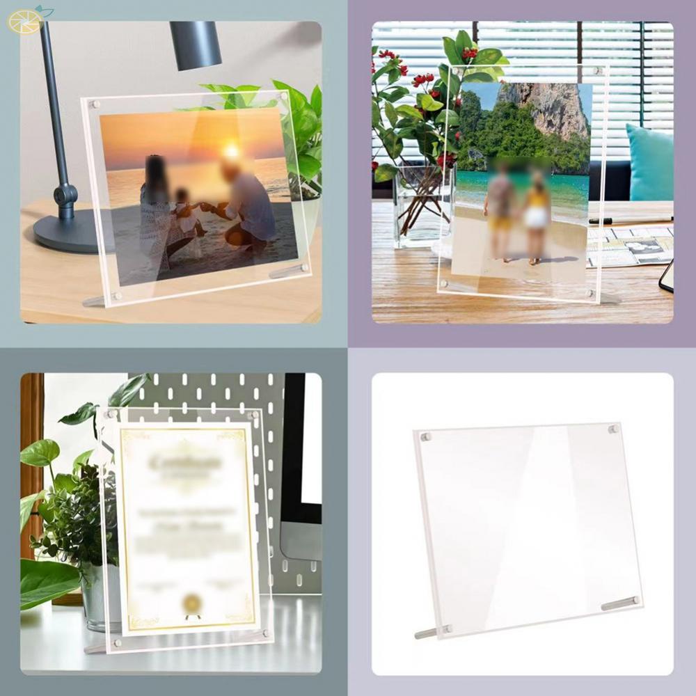 【VARSTR】Photo Frames Instagram Picture Transparent Acrylic Panel Decorate Desktop