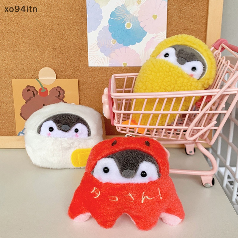 Móc Khóa Hình Chim Cánh Cụt Nhồi Bông Dễ Thương