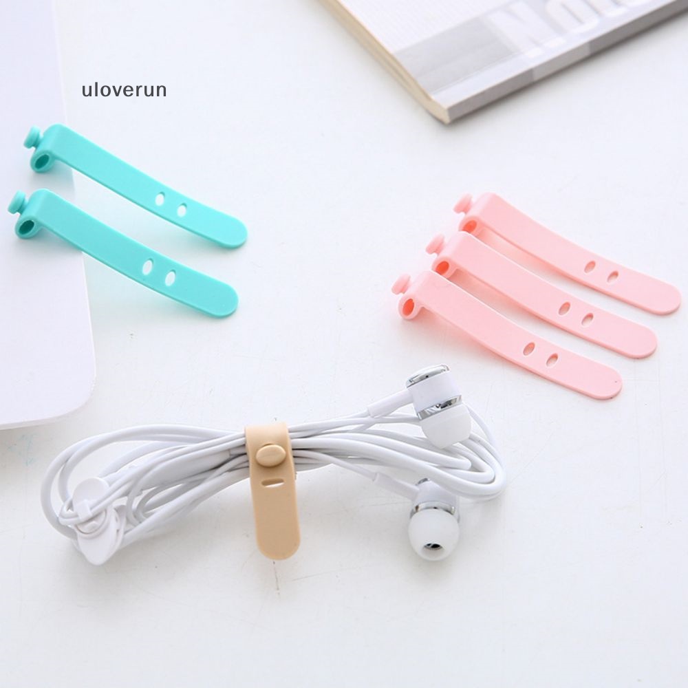 Bộ 5 Phụ Kiện Bảo Vệ Dây Cáp USB Bằng Silicon Tiện Dụng