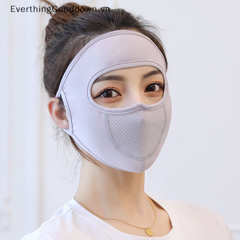 Khẩu Trang Thể Thao Bằng Lụa Lạnh Chống Tia UV