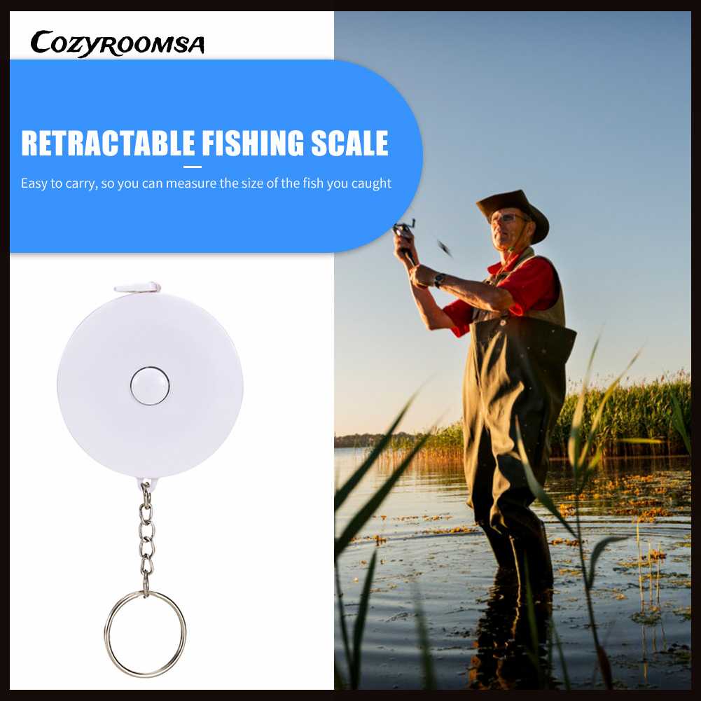 Thước Dây Câu Cá 1.5m Bằng Nhựa PVC Chống Thấm Nước Chuyên Dụng