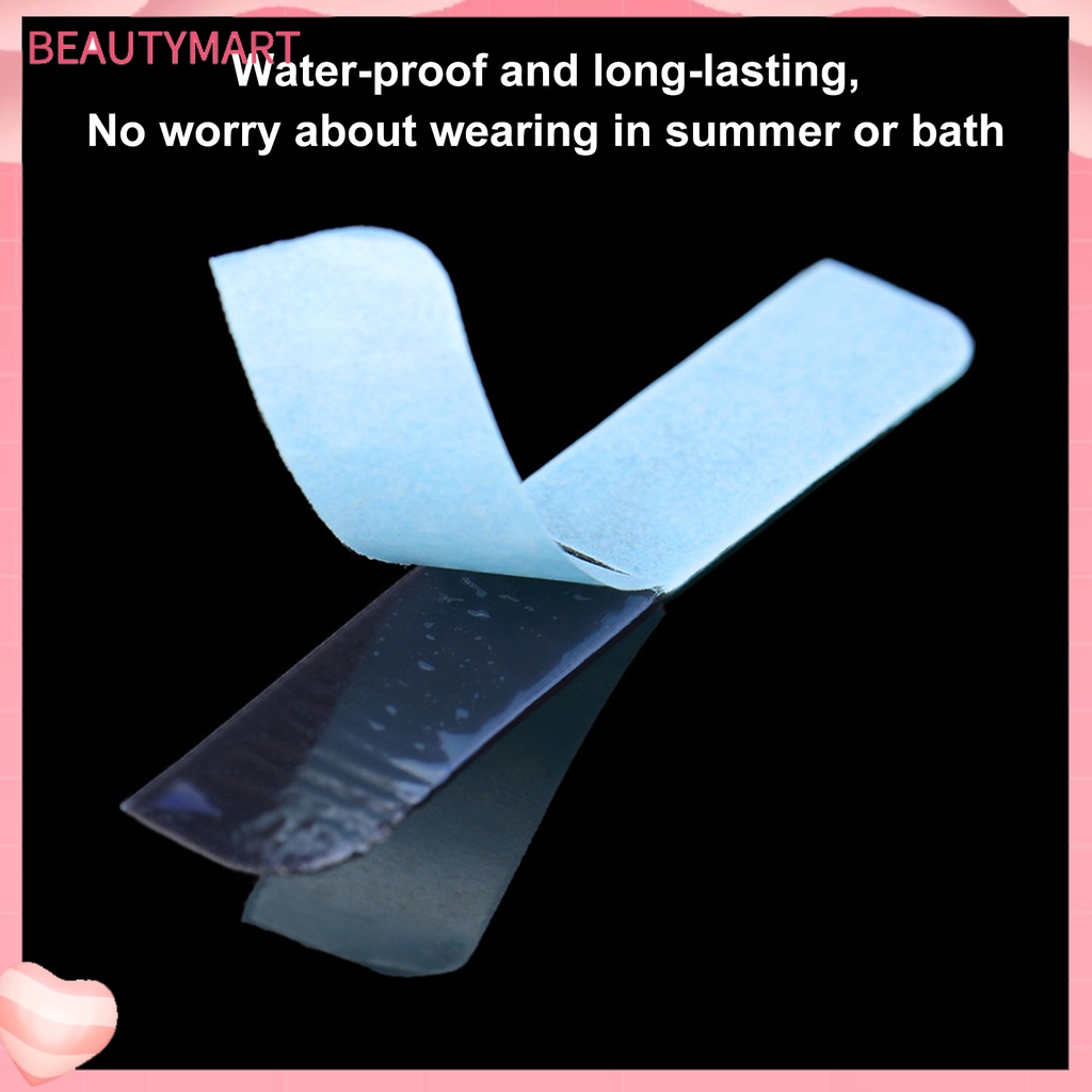 Bộ 5 Tấm 60 Miếng Dán Tóc Giả Mềm Mại Thoáng Khí Không Để Lại Dấu Vết