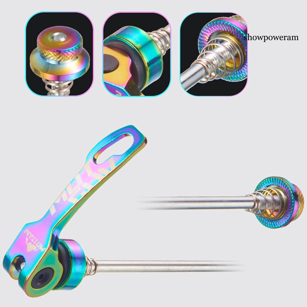 Set 2 Thanh Trục Trước / Sau Siêu Nhẹ Tháo Gỡ Nhanh Cho Xe Đạp Leo Núi