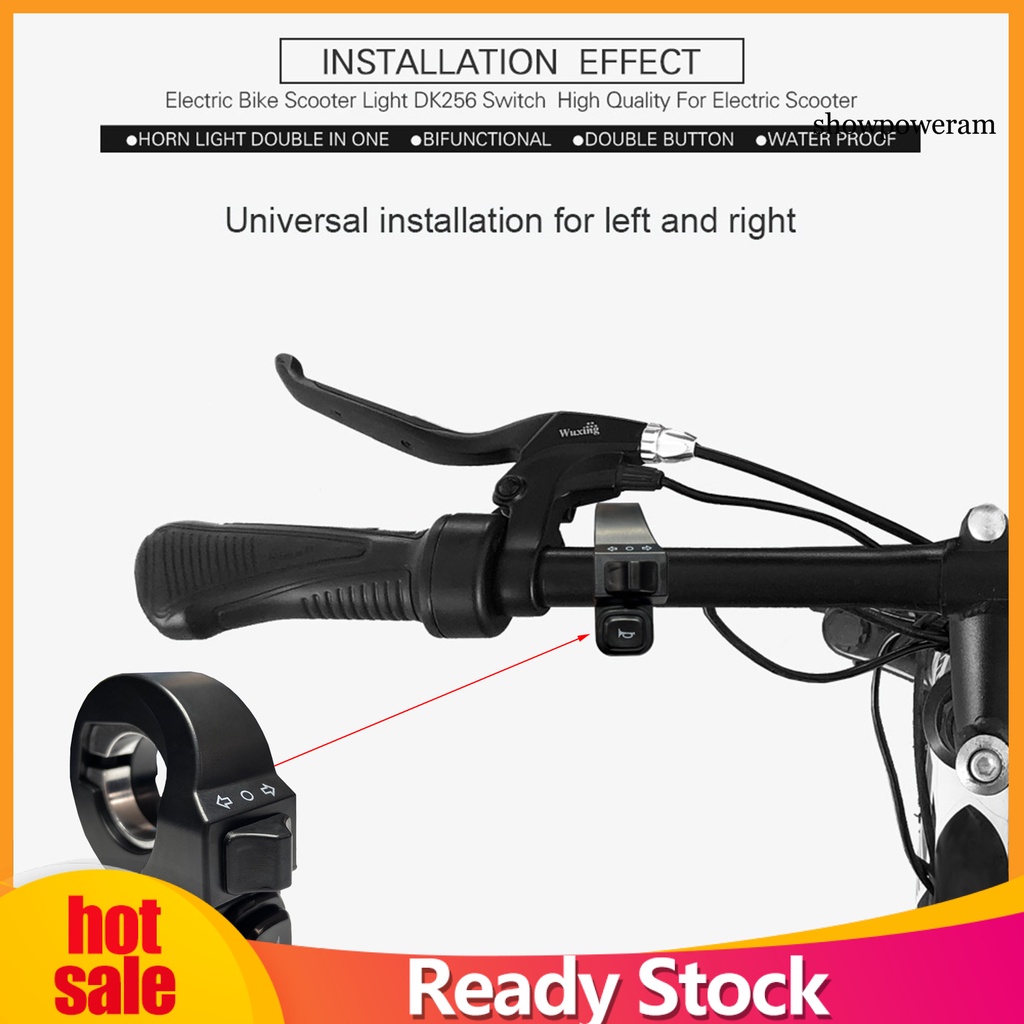 Công Tắc Còi Xe Đạp 2 Trong 1 Trọng Lượng Nhẹ Chống Ăn Mòn Chống Thấm Nước