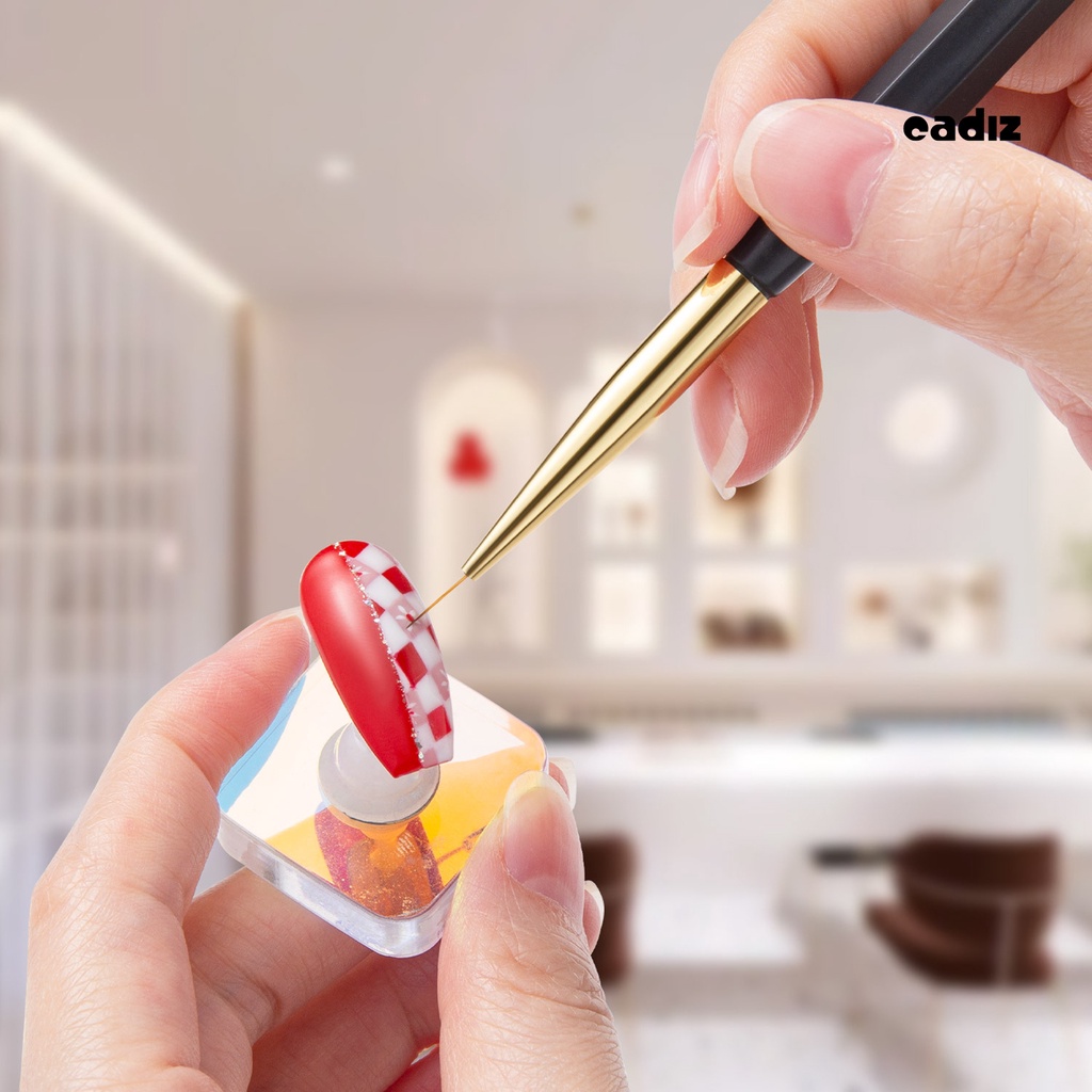 Set 3 Cọ Vẽ Móng Tay Nghệ Thuật Linh Hoạt Không Gây Khó Chịu Chuyên Dụng Cho Salon