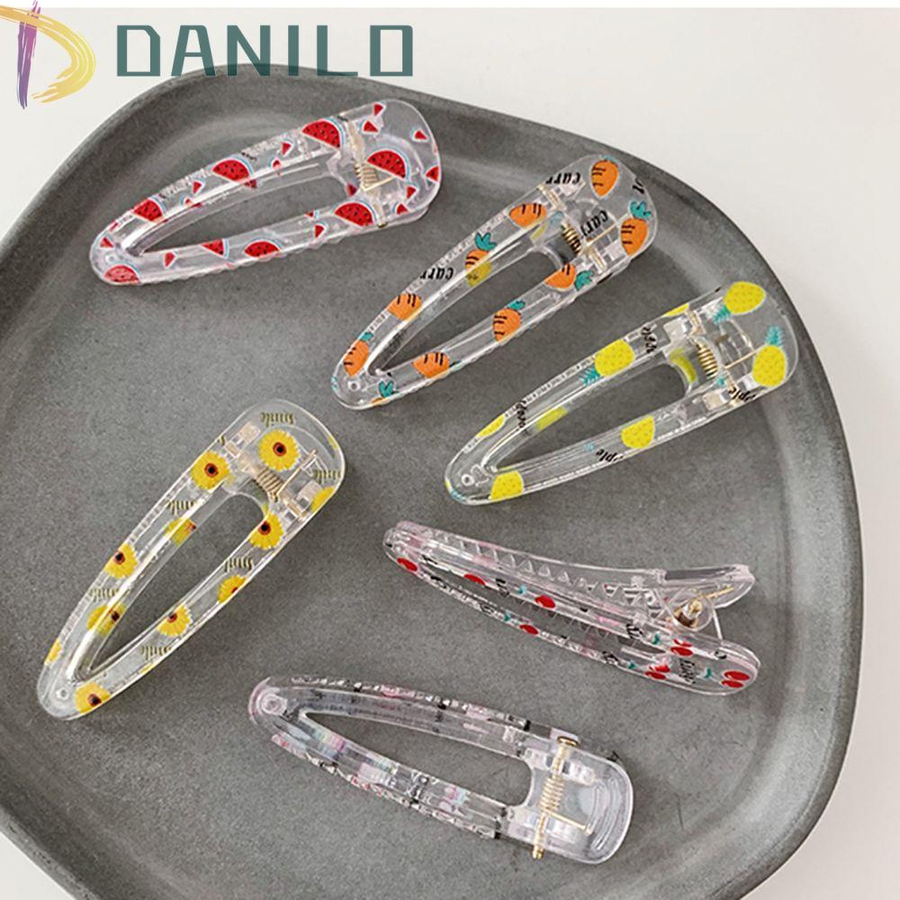 Danilo Kẹp Tóc Hình Giọt Nước Trong Suốt Cho Bé Gái