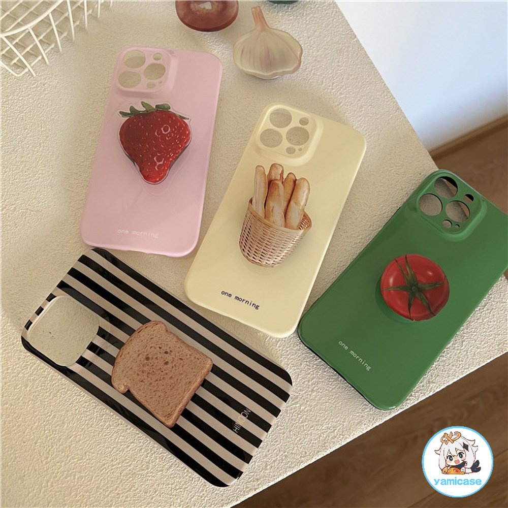 Giá Đỡ Điện Thoại Hình Bánh Mì / Dâu Tây / Rau Củ Nhân Tạo Thông Dụng