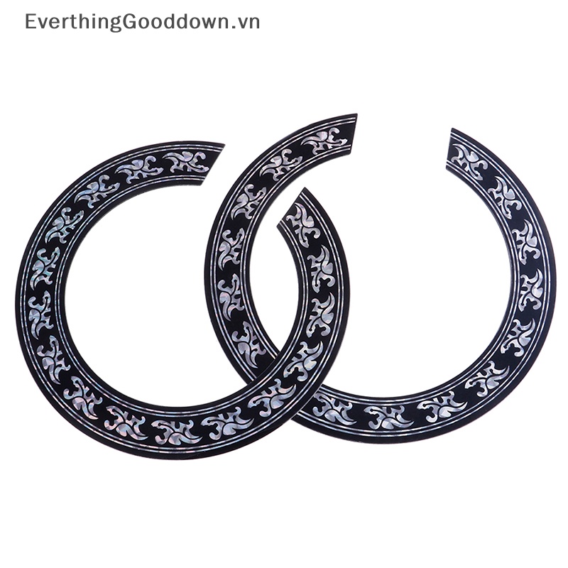 Đề Can Lỗ Âm Thanh Everthingood Màu Đen + Bạc Cho Đàn Guitar Cổ Điển