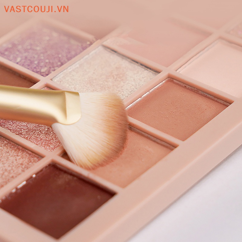 Cọ Trang Điểm Hình Cánh Quạt Vnastji Chuyên Dụng Cho Đánh Phấn Mắt / Mũi
