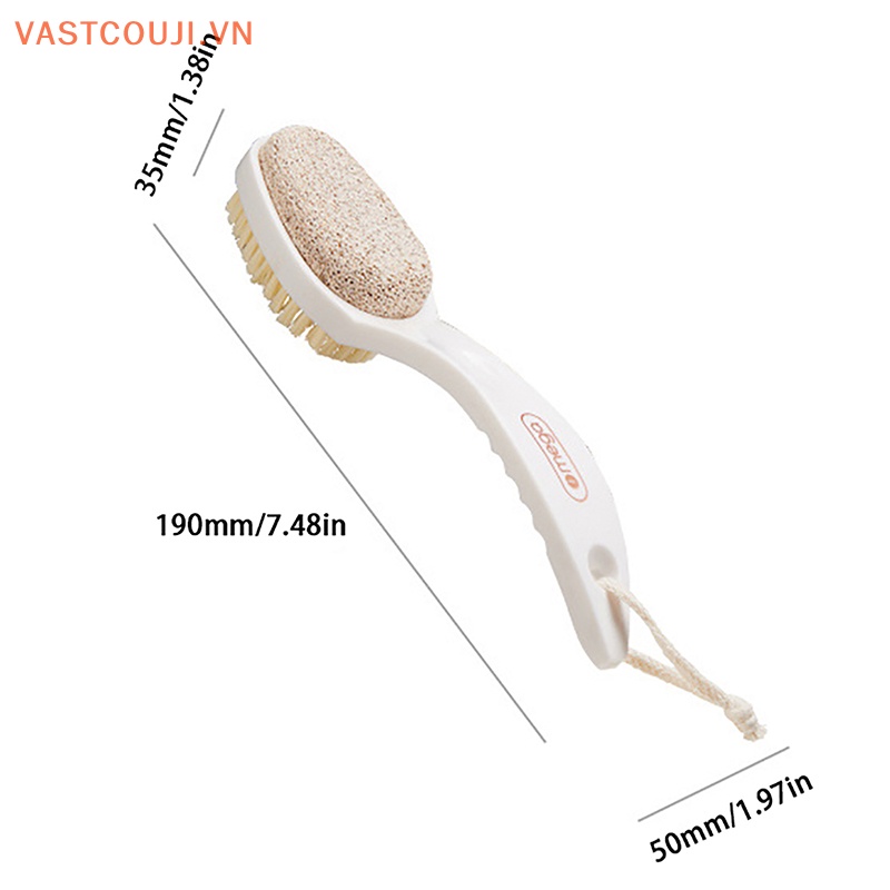Bàn Chải Đá Tẩy Tế Bào Chết Cho Bàn Chân Có Tay Cầm Tiện Dụng
