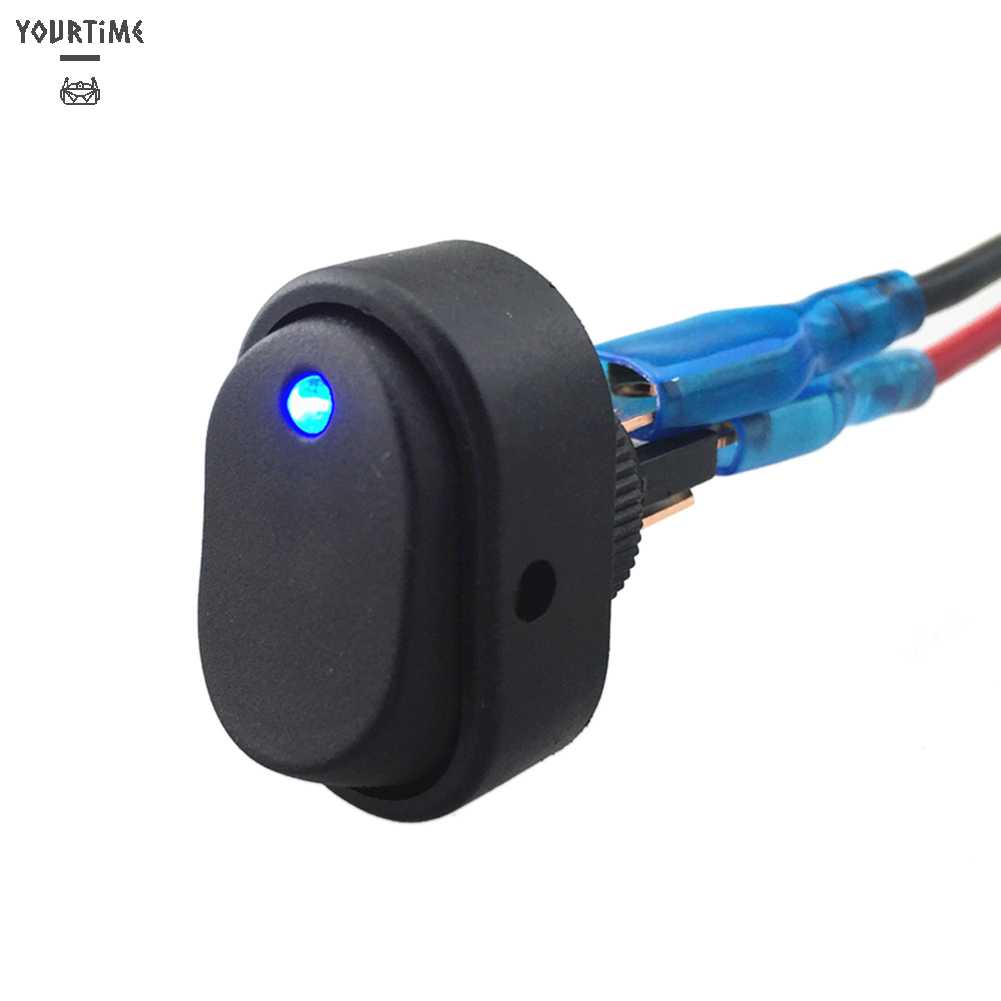 Set 4 Công Tắc Bật / Tắt Đèn LED 12V 30A 30A Cho Tàu Thuyền