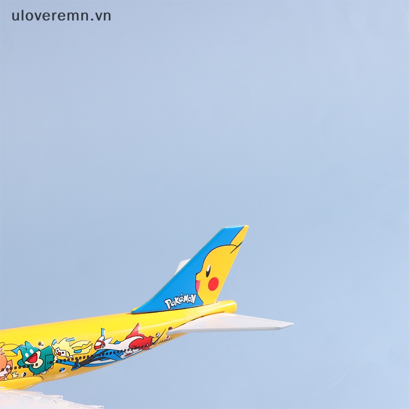 Mô Hình Máy Bay Uloveremn 20cm B747 Bằng Hợp Kim Nhôm