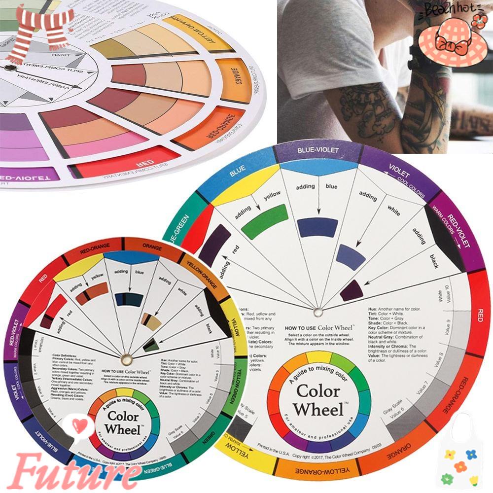 Bánh Xe Xoay Trang Điểm Chống Nước Màu Sắc Hình Tròn