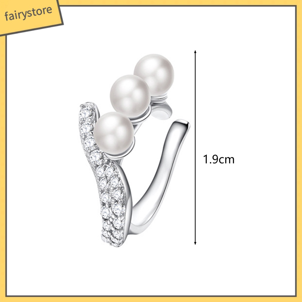 [FRO] 1 Khuyên Tai Dạng Kẹp Thanh Lịch Dễ Phối Đồ Quyến Rũ Tinh Tế Quyến Rũ