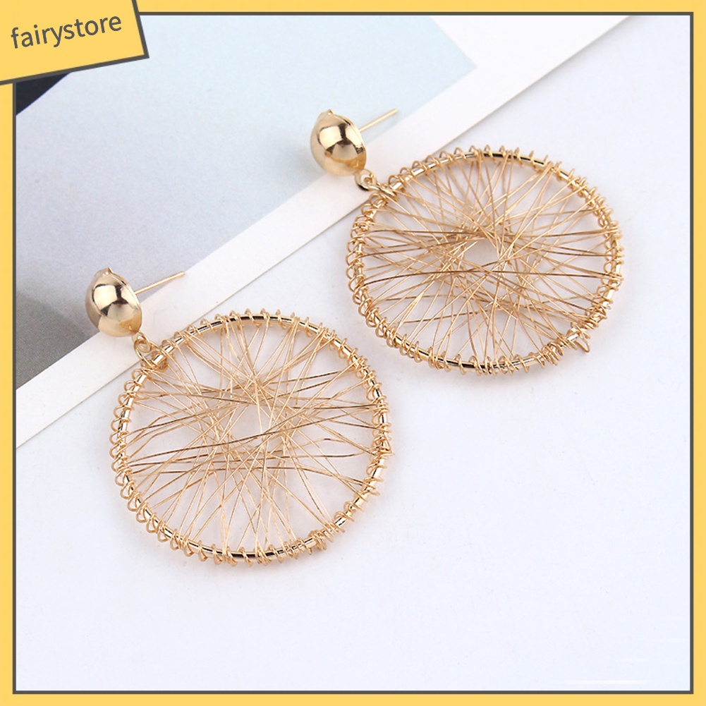 Bông Tai Hình Tròn Thời Trang Dành Cho Nữ