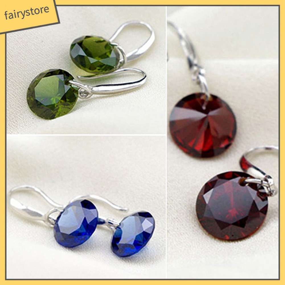 Bông Tai Mạ BạC ĐíNh Đá ThờI Trang