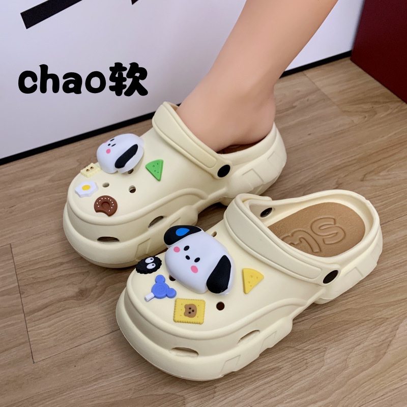 FEIJIANU dép Cross dép sandal nữ giày đi biển đáng yêu thoải mái 26Z23062926