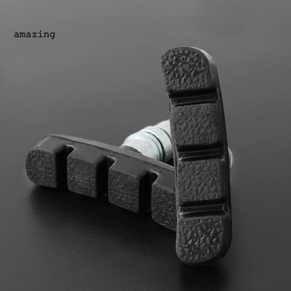 1 Cặp Má Phanh Xe Đạp Làm Việc Bằng Cao Su Cứng