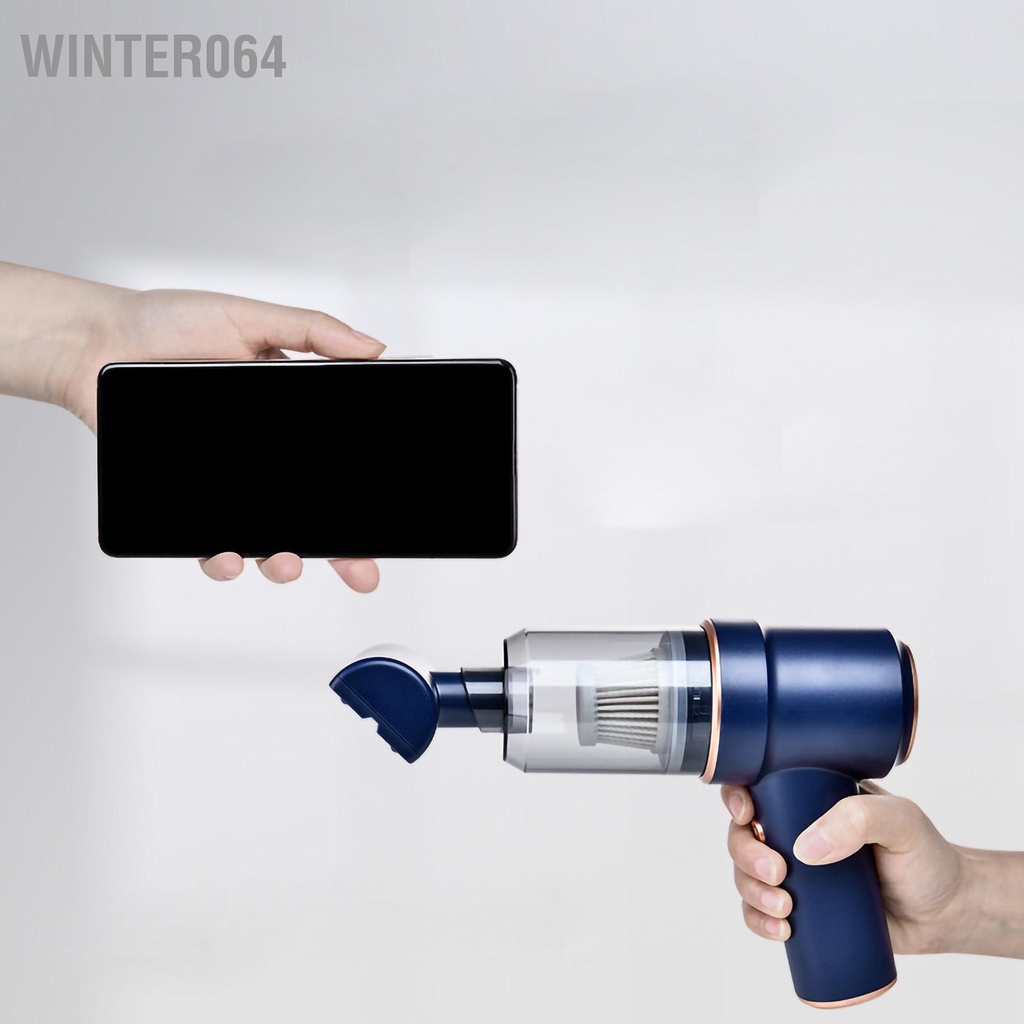 Winter064 Máy Hút Bụi Cầm Tay 120W Khô Ướt Sử Dụng Kép 6000PA Mạnh Không Dây Cho Xe Hơi Gia Đình