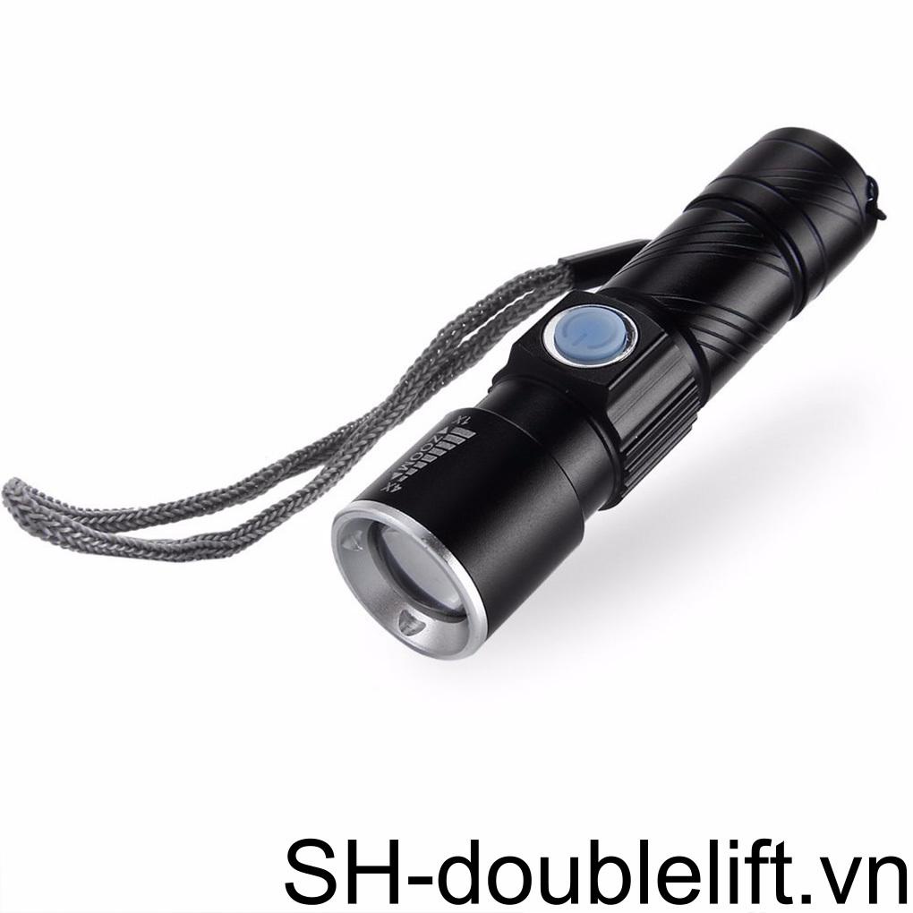 Đèn Pin Sạc USB Cầm Tay Chuyên Nghiệp Nhỏ Gọn Dành Cho Cắm Trại / Câu Cá