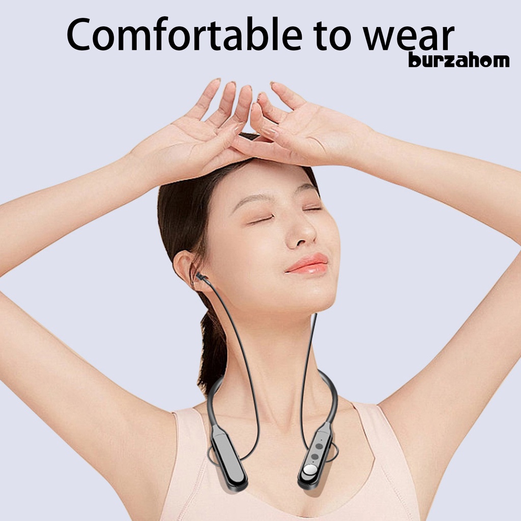 Tai Nghe Không Dây Bluetooth 5.3 Chống Nước Âm Thanh Nổi Trên Cổ Bằng Kim Loại