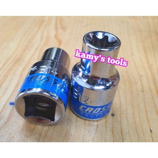 Đầu tuýp đầu khẩu E 1/2 inch Crossman E10 E11 E12 E14 E16 E18 E20 E22 E24