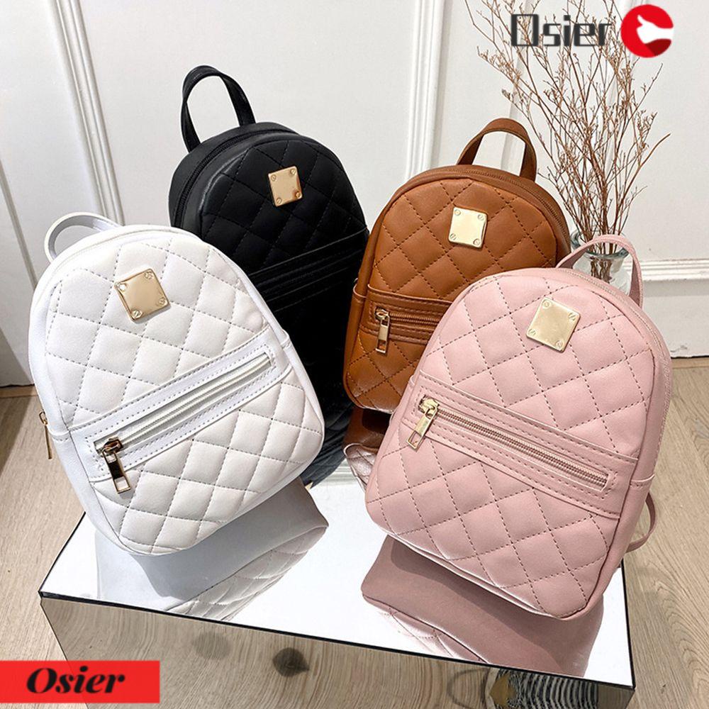 Osier1 Ba Lô Mini Thêu Họa Tiết Sang Trọng Đa Năng Thời Trang Cho Nữ