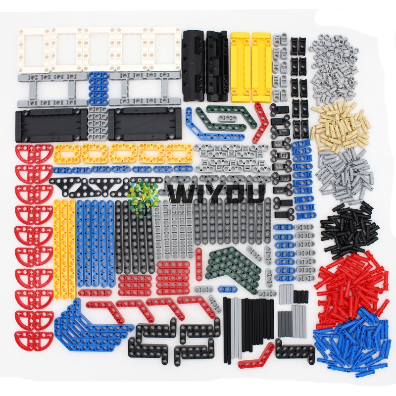 Bộ 591 Phụ Kiện Trục Nâng Xe Hơi Đồ Chơi Tương thích với LEGO