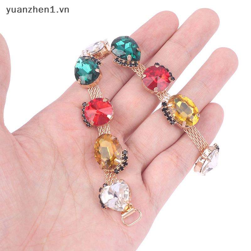 1 Khóa Dây Xích Đính Đá Trang Trí Giày Bikini DIY