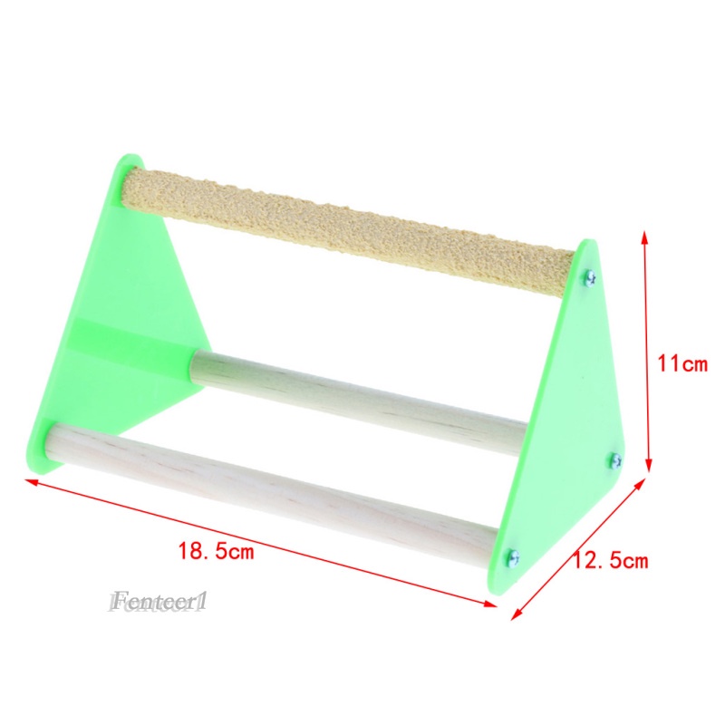 [Fenteer1] Giá Đỡ Đứng Bằng Gỗ Vui Nhộn Cho Chim Vẹt