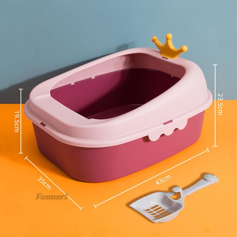 [Fenteer1] Khay Đinh Tán Sâu Cho Thú Cưng Nhỏ Dễ Lau Chùi