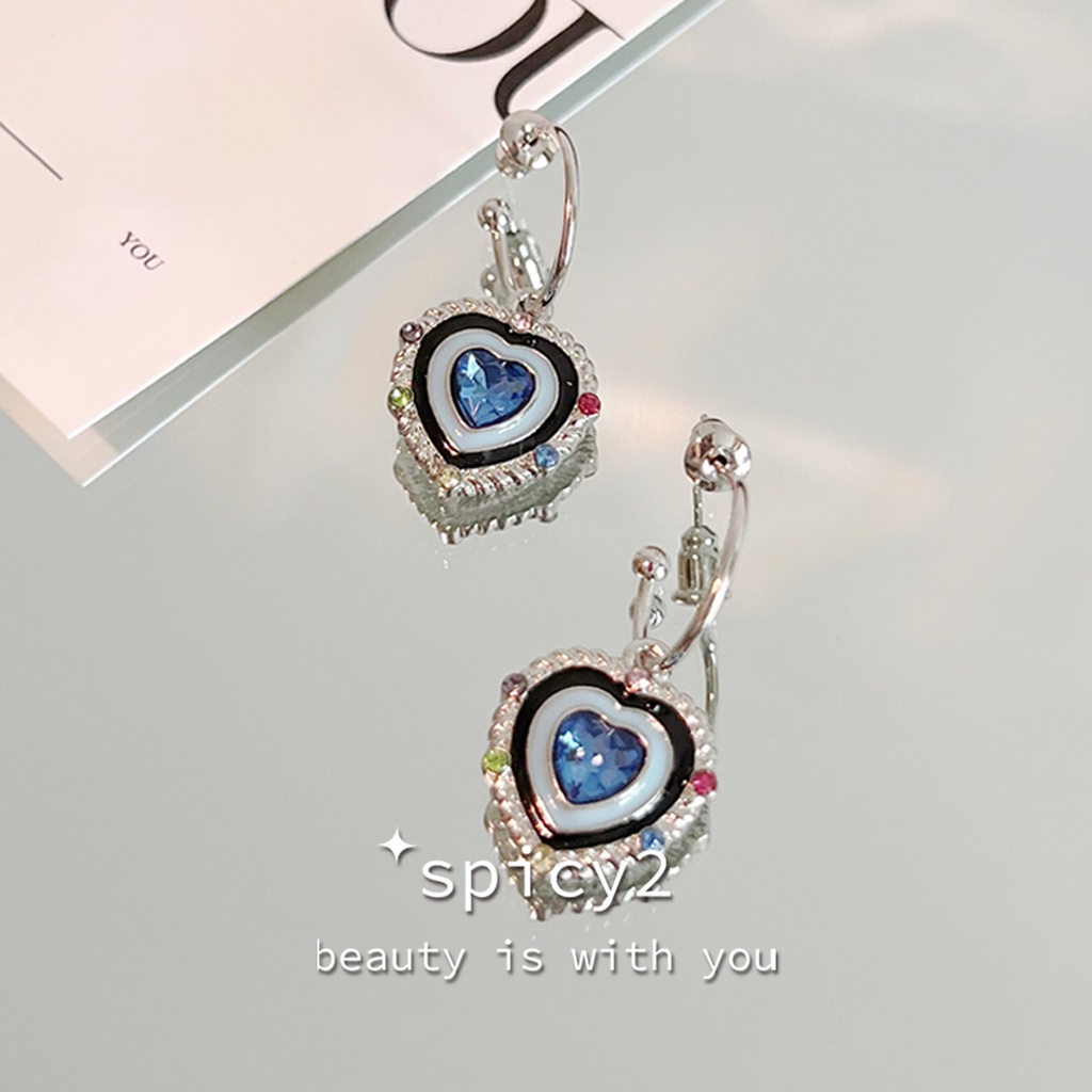 Khuyên Tai Kim Loại Hình Trái Tim Phong Cách Mới