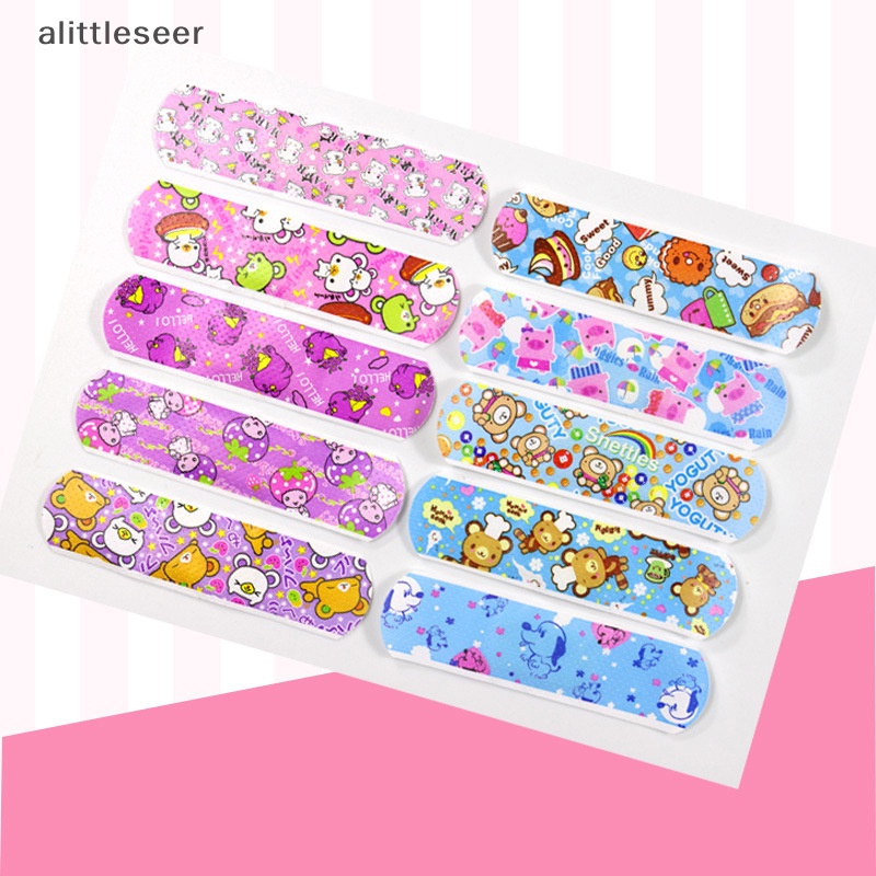 Bộ 120 Miếng Dán Chống Thấm Nước Thoáng Khí Họa Tiết Hoạt Hình