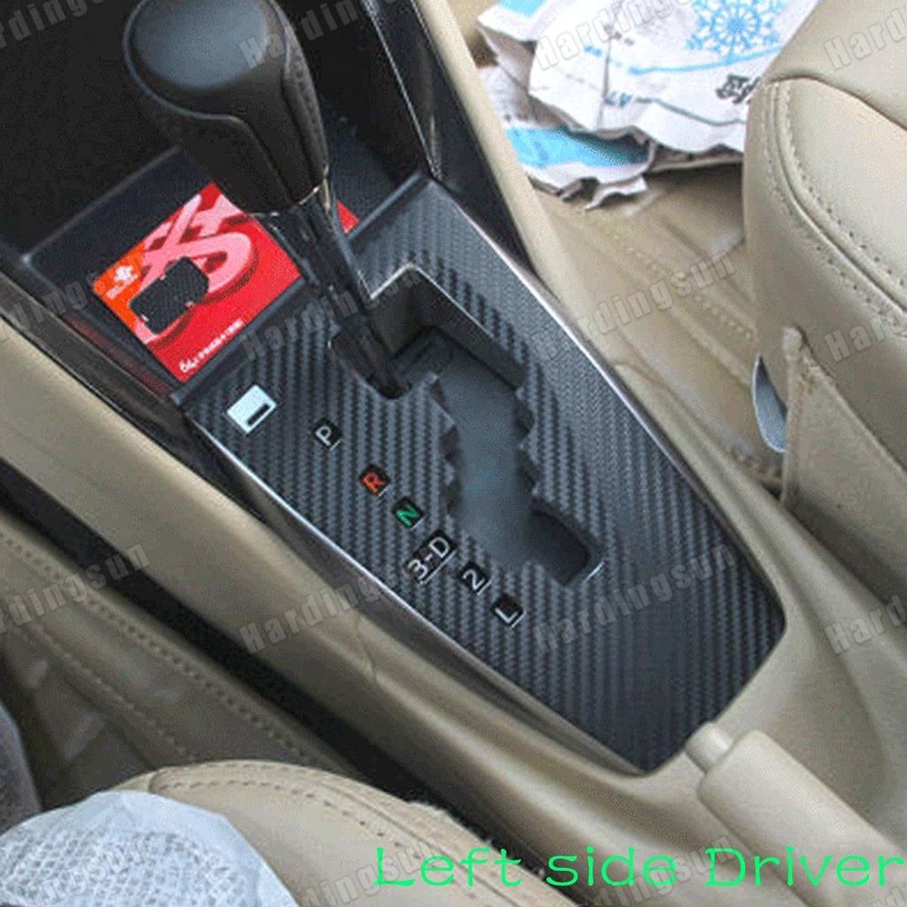 1 Miếng Dán Sợi Carbon Bảo Vệ Bảng Điều Khiển Cần Số Xe Hơi Toyota Vios