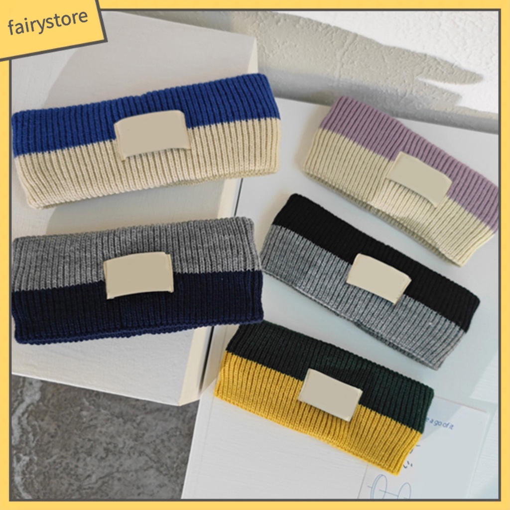 Băng Đô Dệt Kim Bản Rộng Co Giãn Chống Trượt In Chữ Thời Trang Cho Nữ