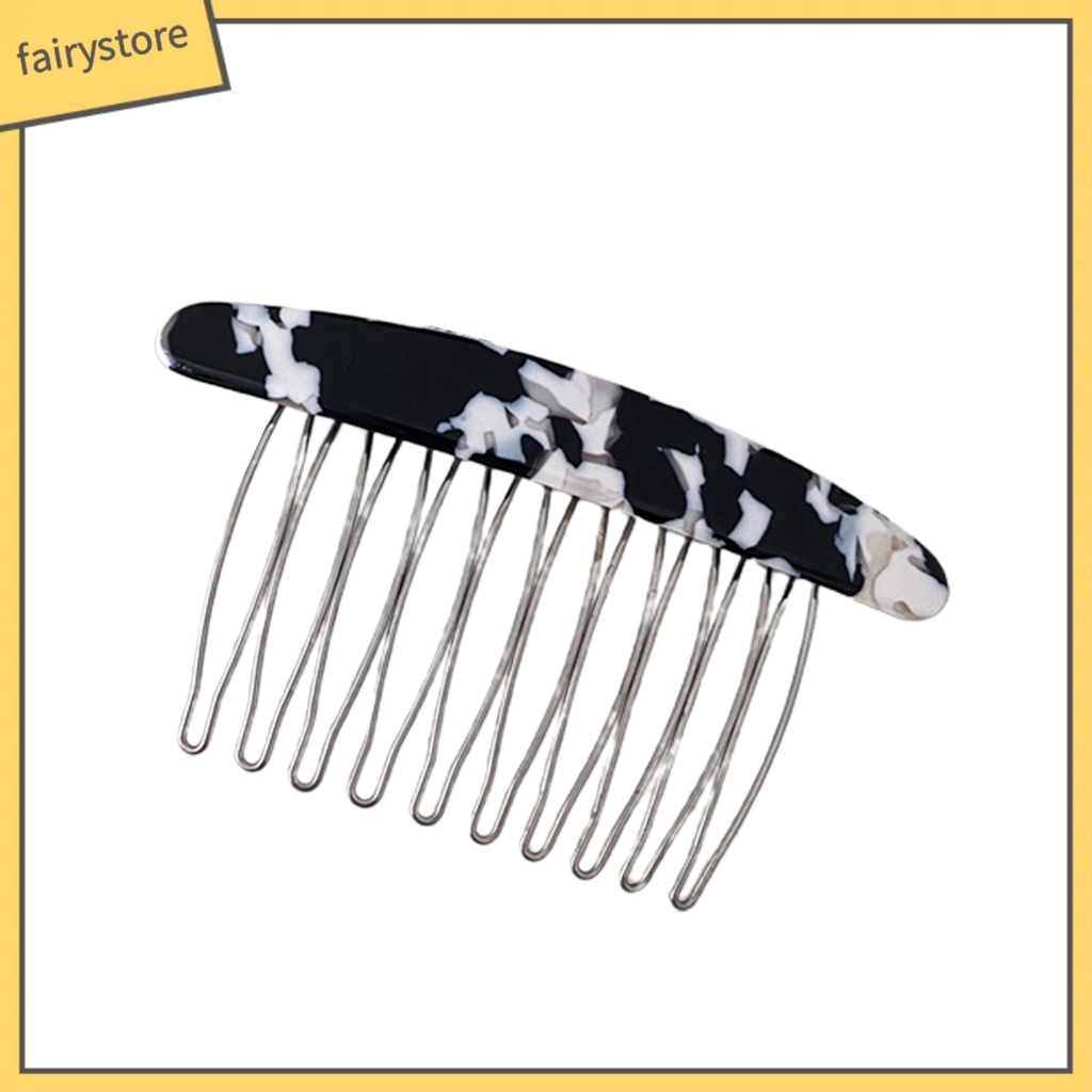 Băng Đô Cài Tóc Bằng Nhựa Họa Tiết Đá Hoa Cương Đơn Giản