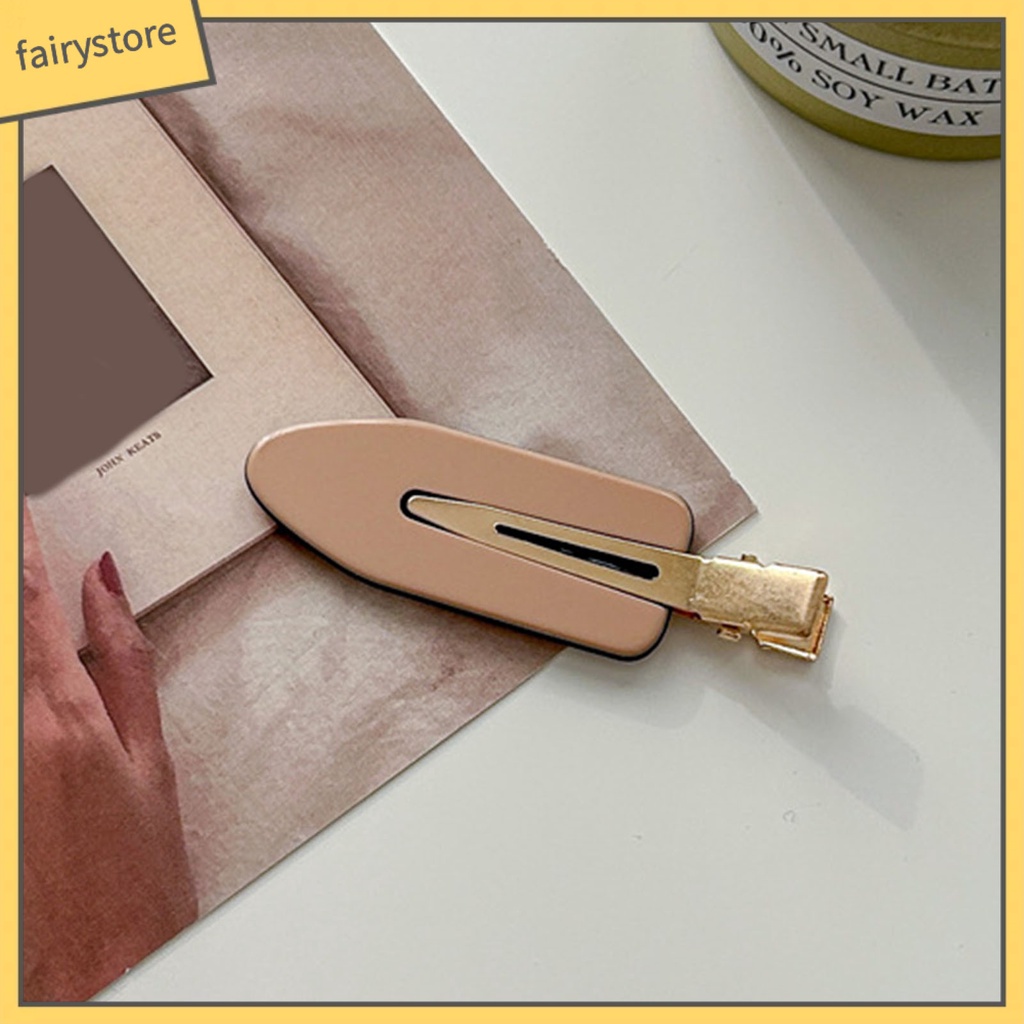 Kẹp Tóc Không Đường May Chống Trượt Phong Cách Hàn Quốc