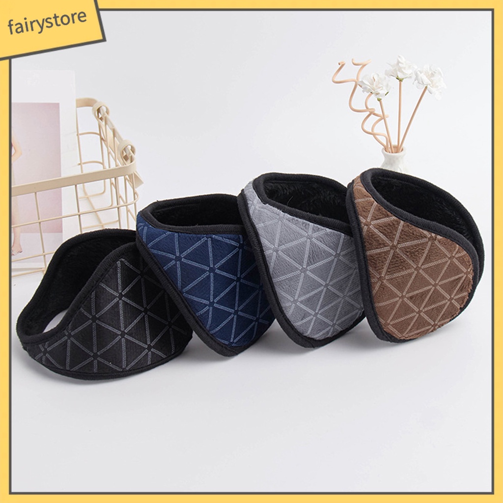 Chụp Tai Giữ Ấm Mùa Đông Siêu Mềm Dày Dặn Chống Gió Cho Nam