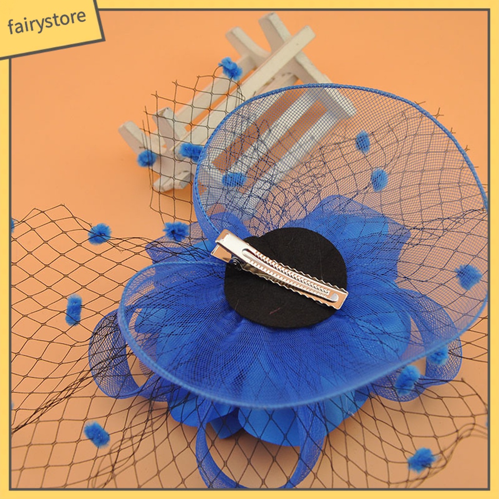 [FRO] Mạng Che Mặt Lưới Rỗng Họa Tiết Chấm Bi Trang Trí Tóc Cô Dâu / Tiệc Cưới / Cocktail / Làm Đạo Cụ Chụp Ảnh