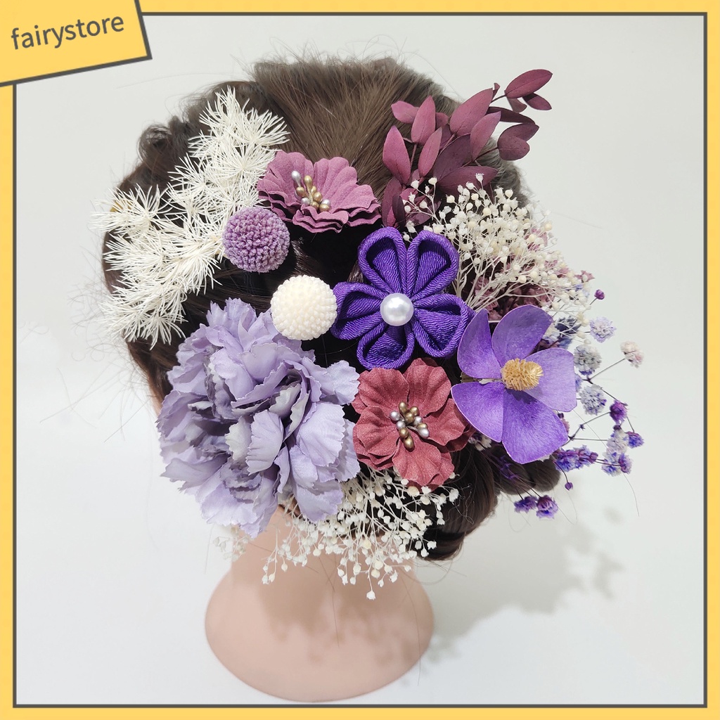 Set 17 Phụ Kiện Trang Trí Tóc Chống Rơi Trọng Lượng Nhẹ