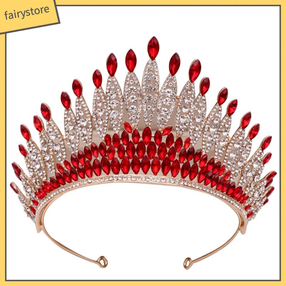 Băng Đô Cài Tóc Hình Vương Miện Đính Đá Sang Trọng Cho Nữ