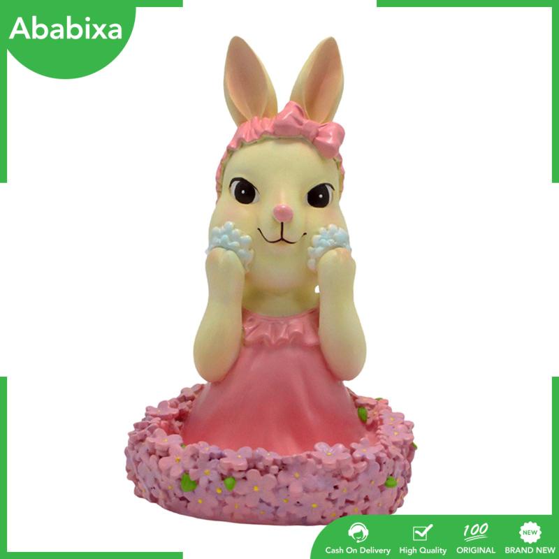 [Ababixa] Khay Đựng Trang Sức / Chìa Khóa / Tượng Thỏ Bằng Nhựa Resin Sắp Xếp Gọn Gàng Trang Trí Nhà Ở